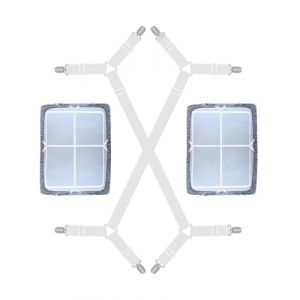 JUKOTA 2 attaches-draps r&eacute;glables, attaches draps &eacute;lastiques, support draps &eacute;lastique avec pinces m&eacute;talliques, tendeur de drap, pinces pour drap-housse, convient pour les infroissables, les matelas (CAR PARTS FOR ALL, neuf)