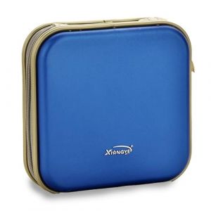 Biluer 1PCS 40 Range CD, Pochette CD/DVD/VCD Sac De Stockage Rangement CD pour Voiture Maison Bureau et Voyage (bleu) (Biluer, neuf)