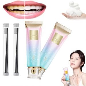 Body Accel Lot de 2 dentifrices blanchissants à la niacinamide, dentifrice blanc éblouissant à la nicotinamide, dentifrice pour prévention des caries et réparation de l'émail pour dents sensibles (SiChuanHuiLiuXianWangLuoKeJiYouXianGongSi, neuf)