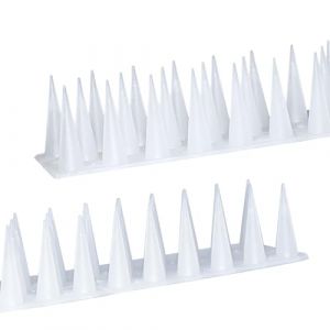KOKMEYA Pics Anti Pigeon Plastique (6,6m, 20 pcs, Transparent) - Kit avec 40 Vis & 40 Colliers de Serrage - pour Balcon, Goutti&egrave;re & Rambarde - Contre Mouettes & Chats (YUNZHIHAN, neuf)