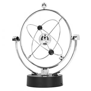Aeun Ornement de Mouvement Perp&eacute;tuel, Boule d'oscillation de Mouvement Perp&eacute;tuel Int&eacute;ressant &Eacute;ducatif Facile Installation Science Connaissance &Eacute;l&eacute;gant pour Le Bureau (Zhjvihx-EU, neuf)