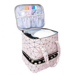 Sac Organisateur De Vernis À Ongles - Sac De Porte-ongles, Boîtier De Rangement De Boîtier En Vernis À Ongles, Porte-vernis À Ongles En 2 Couches, Rangement De Vernis À Ongles Contient 30 Bouteilles, (yranmw, neuf)