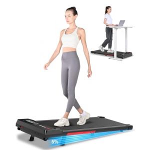 HomeFitnessCode Tapis de Course et Marche 3 en 1 avec Pente 7% &ndash; Tapis Roulant &Eacute;lectrique Silencieux, 8 km/h, 2,5 CV, Amorti Confortable, Charge 130 kg, &Eacute;cran LCD &ndash; Maison & Bureau (Noir) (FANPENG STORE, neuf)