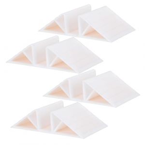 4 Pièces Parc en Plastique Parc pour Chiot stabilisateur de Base de clôture Base de clôture en Plastique Petit Chien Support Petite clôture Titulaire Enfant la barrière Blanche (Vendiarit, neuf)