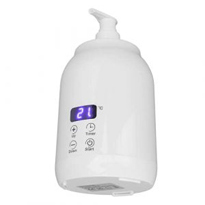 Chauffe-biberon d'huile de Massage, Affichage LED pour éviter les Commandes Tactiles Cassées Chauffe-huile de Bouteille Unique pour Masseur de Crème (Prise UE) (sunborui-EU, neuf)