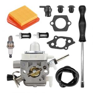 Carburateur FS240 FS260, kit carburateur 4147-120-0625 pour Stihl FS240 FS240C FS240R FS240RC FS260C FS260R FS360C FS410C pi&egrave;ces de d&eacute;broussailleuse avec filtre &agrave; air 4147 141 0300 (divinge, neuf)
