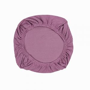 Yikko Housses de chaise élastiques en spandex stretch - Ajustement lavable - Pour chaise de bureau, salle à manger, bar, mariage - Décoration (1, violet) (Yishin Home EU, neuf)
