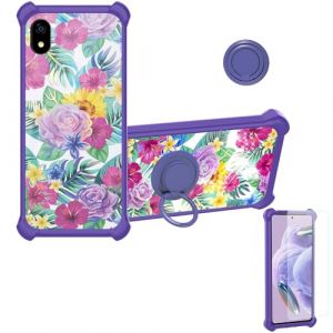 bojioderf Coque pour Ordissimo Lenumero2 Mini Coque Compatible avec Ordissimo Lenumero2 Mini Coque &Eacute;tui [avec Tremp&eacute; 9H Protection D'&eacute;cran] Case Support de Bague PC + Silicone IMDZ-HUA1 (Oujietong, neuf)