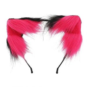 Watreketal Serre Tete,Serre-tête oreilles de renard Cosplay Femme Étudiants Carnavals Personnage Anime Serre-tête Oreille de Chat Serre-tête Peluche Cerceau de Cheveux de Noël (Xuanlang Trading, neuf)