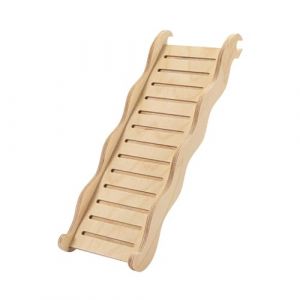 &Eacute;chelle En Bois pour Hamster, Rampe pour Clapier &agrave; Lapin, Pont D'escalade pour Petits Animaux, Rampe D'escalade En Bois pour Cochon D'inde, Jouets pour Hamster, pour Hamster Nain pour Gerbille, L (RT Technology, neuf)
