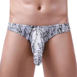 G&eacute;n&eacute;rique String Sexy Homme Satin,String Taille Haute pour Homme sous Vetement Homme Sexy Strings Homme Leopard Mini String Ficelle Homme String Homme Sport Noir String Rouge Homme String Homme XS (IHUAE, neuf)