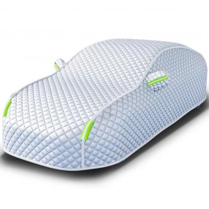 B&acirc;che Voiture Anti-gr&ecirc;le Ext&eacute;rieur pour Nissan Leaf(2010-2022), Housse Protection Voiture 100% &Eacute;tanche Anti Gr&ecirc;le UV Soleil Anti Rayure, B&acirc;che Contre la Gr&ecirc;le Coton &eacute;paissi (Yanshifu car covers shop, neuf)