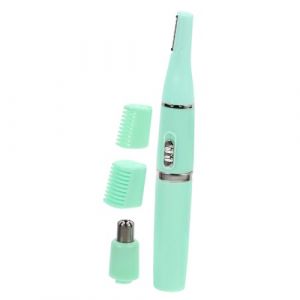 CLISPEED 1Pièce Tondeuse à Sourcils Électrique Épilateur de Précision Rechargeable Design Ergonomique et pour Soin Beauté Facile et Sûr Vert (Yeahzl, neuf)