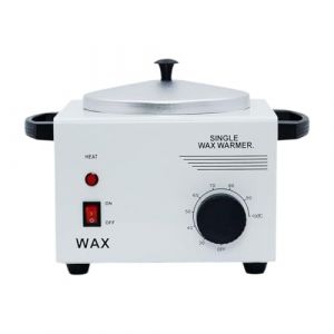 OIIBWQ Chauffe-cire &eacute;lectrique &agrave; Pot Unique, Chauffe-cire &eacute;lectrique Pratique, Chauffe-cire Manuel pour Soins de Beaut&eacute;, &eacute;pilation &agrave; La Main (Weave Realm, neuf)