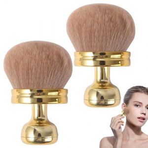 Lot de 2 pinceaux autobronzants pour le visage et le corps, pinceau autobronzant, brosse bronzante pour le visage 7,6 cm, pour fond de teint, correcteur, crème (fierunk, neuf)