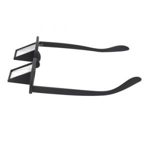 MRSTORY Lunettes Paresseuses Horizontal Mirror Spectacles Germes de Prisme à 90 Degrés pour la Lecture de Regarder la Télévision Noire (redzhi, neuf)
