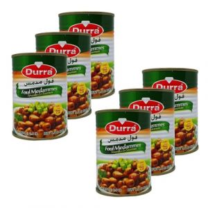 Lot 6x F&egrave;ve foul medammes au naturel - Bo&icirc;te 400g (Toilinux, neuf)