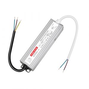 Transformateur 220V 24V LED 24W, alimentation 24v 24w 1A, led driver 24v étanche IP67, Transfo AC à DC, convertisseur 220v 24v, pour G4, GU5.3, MR11, MR16, Bande LED, Non Dimmable (BenNiTe, neuf)