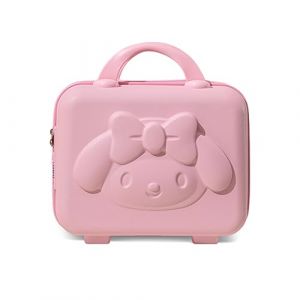 Balakaka Vanity Femme de Voyage, Portable Imperméable Rigide de Maquillage avec Nervures, Trousse de Toilette pour Vacances Voyager Rose (BESTLINK TECHNOLOGY S.R.L., neuf)