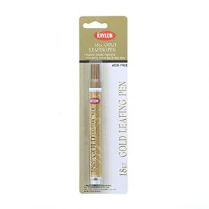 Krylon Stylo feuillet sans acide &ndash; Pour reflets m&eacute;talliques &ndash; Or 18 carats (1 stylo) (Casper Supply Co, neuf)