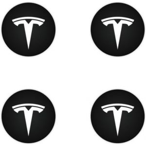 4 x 56mm Cache moyeu pour Tesla Model Y Model 3,Autocollant 3D Silicone Cache-Moyeu avec Voiture Logo Cache Moyeux Autocollant Protection Jante Roue Badge,White (DATONGSHIYUNGANGQUHONGCHAOBAIHUODIAN, neuf)