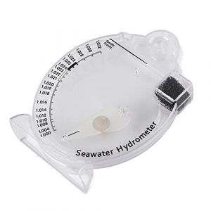 HappyFish H-018 Réfractomètre de salinité de l'eau de Mer – Densimètre d'eau Salée pour Aquaculture pour des Tests Précis de salinité (HD-T-H018) (Kimiss 24k, neuf)