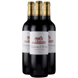 Ch&acirc;teau Olivier Pessac-L&eacute;ognan - Blanc 2013 - Vin Blanc de Bordeaux (3x75cl) (e-boissons, neuf)