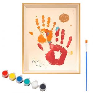 THQAE Kit pour Empreintes de Mains de famille, Kit Moulage Main Couple, Cadre Empreinte B&eacute;b&eacute;, Cadre DIY Souvenir Personnalis&eacute; pour Loisirs Cr&eacute;atifs, Les Anniversaires et Les &Eacute;v&eacute;nements Familiaux (ProTechika O&Uuml;, neuf)