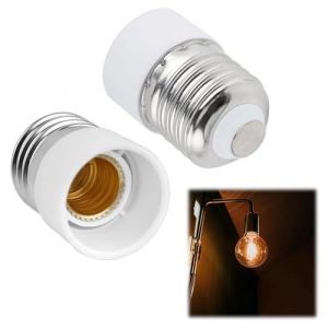 Rakiuty E27 vers E14 Adaptateur de Douille, Adaptateur Ampoule Baillonette vers Vis Convertisseur de Douille Ba&iuml;onnette E27 vers Vis E14, Adaptateurs Convertisseurs de Douilles, 2 Pi&egrave;ces (Deppr, neuf)