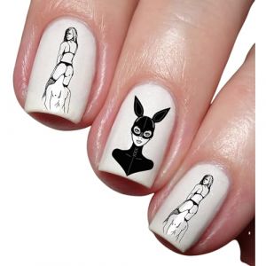 26 Faux Tatouages Temporaires Ephémères Stickers Autocollant Corps et Ongles Sexy Adulte Coquin HotWife Libertin Tattoo Fetish Tatoo Sexe BDSM Femme Dominatrice FemDom Soumis (Innova-store, neuf)