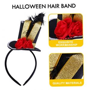 Homoyoyo Serre-tête Cheveux Avec Mini Chapeau Plume Soldat Léger Et Confortable Pour Fête Halloween Festival Cosplay Garçon Fille (S Wisdom HF, neuf)