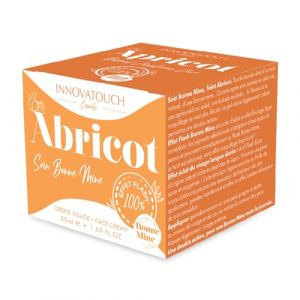 Innovatouch Crème Visage Abricot 50ml – Soin Bonne Mine Instantané, Hydratation et Éclat Longue Durée, Enrichie en Peptides de Lupin et Huile de Noyau d'Abricot, Teint Lumineux et aspect peau amélioré (La Malle Au Trésor, neuf)