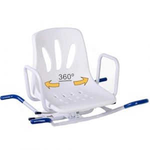 OrtoPrime Chaise Pivotante 360º pour Baignoire - Siège de Bain Adulte pour Transfert Facile - Chaise Baignoire Adulte Pivotante - Siege de Douche pivotante - Siege Baignoire Pivotante - Siège Bain (OrtoPrime, neuf)