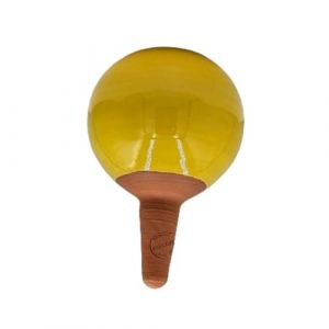 Ollas Lutton Olla Terre Cuite à Planter 40cl | Arrosage Automatique et Ecologique pour Plante d'Intérieur et d'Extérieur | Système d'Irrigation Naturel | Autonomie 3 Jours | ollas Jaune (Poterie Lutton - Poterie d'Irrigation - Ollas, neuf)