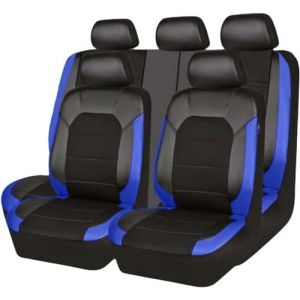 GTRFDGHT Voiture Housses De Si&egrave;ge Ensemble pour Suzuki Swift 2011-2023, Avant Et Arri&egrave;re &eacute;tanche Confortable Cuir Respirant Couvre-Si&egrave;ge Accessoires,C/Blue (suiyueheng, neuf)
