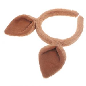 Homoyoyo Bandeau Oreilles Kangourou pour Femmes Accessoire Costume Cosplay Halloween Bandeau Animal Confortable et Ajustable Classique Marron Foncé Adapté Fête et Déguisement (S Wisdom HF, neuf)