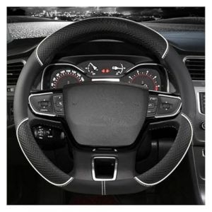 Protection pour Citroen pour C3 II III 2009-2021 pour AIRCROSS 2017-2021 pour Berlingo 3 pour C4 pour Picasso 2 D Type enveloppe de Volant Housse de Volant Auto(White) (DIEGEROUJIAMO-EU, neuf)