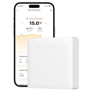 MOES WiFi Thermostat de Chauffage Connect&eacute;, Thermostat Radiateur &Eacute;lectrique, Fil Pilote WiFi TUYA Compatible avec Alexa/Google Home (Moes House, neuf)