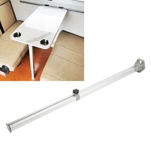 Dpofirs Pied de Table Pliant en Alliage d'Aluminium R&eacute;glable de 560 &agrave; 930 mm pour Camping-cars, Caravanes, Bateaux, Yachts, Int&eacute;rieur/Ext&eacute;rieur, R&eacute;sistant aux Environnements Difficiles (Dpofirs, neuf)