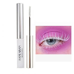 OCHILIMA Mascara 4D - En fibre color&eacute;e - Charmant et longue dur&eacute;e - Cils denses et longs - Imperm&eacute;able et anti-taches - Blanc (Nicekle-EU, neuf)