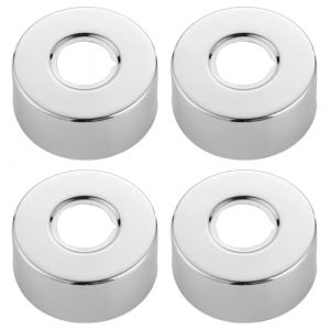 Rosace Mitigeur Douche Acier Inoxydable (3/4) Ø 27 mm x Ø 66 mm x hauteur 30 mm, Rosace Robinet Intérieur, Garniture Pour Robinet De Douche Et Robinets Muraux D'eau Chaude(4 Pièces (tulan4820208, neuf)