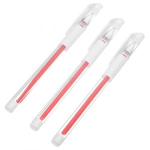 WOFASHPURET Marqueur Peau 3Pcs Stylo de Marquage Permanent &agrave; la Transpiration pour Sourcils Outil de Microblading Utilisation Professionnelle pour Esth&eacute;ticiennes (Leiyun, neuf)