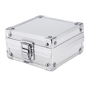 Qukaim &Eacute;tui de rangement pour machine &agrave; tatouer, bo&icirc;te de transport en aluminium avec serrure, bo&icirc;te d'emballage &eacute;lectronique pour machine &agrave; tatouer, design portable et l&eacute;ger (Blantye, neuf)