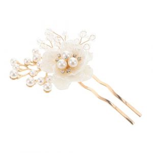 Ipetboom &Eacute;pingle Cheveux Mariage avec Strass Accessoire Coiffure Mari&eacute;e &Eacute;pingle Cheveux Femme D&eacute;corative Accessoire Mariage Strass (hikarish, neuf)