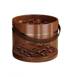 Bol en bois pour pieds : relaxante, lavabo pour soulager le stress, bol de trempage profond, r&eacute;cipient pour le soin des grains, maison confortable | Personnes Ma (wenesly, neuf)