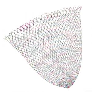 Épuisette de rechange efficace, légère et portable, matériau en nylon pour la pêche à la carpe, diamètre disponible 40/50/60 cm (diamètre 40 cm) (FuXIAOPure, neuf)