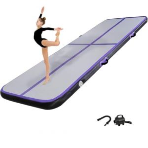 KIKILIVE Tapis de Tumbling, 20 CM d'&eacute;paisseur Tapis d'entrainement, 3M Tapis de Gymnastique,Tapis d'exercice avec Pompe &agrave; air, Piste de Gym Gonflable, Matelas d'Air (Creality 3D EU, neuf)