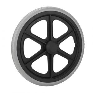 1 Paire de Roues de Rechange pour Fauteuil Roulant de 14 Pouces avec Roulement Antid&eacute;flagrant, Pneu en PU Robuste et Stable, Pi&egrave;ces de Rechange pour Chaise de Transport (Yunir, neuf)