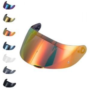 EvoParts Visière GT4-1 GT4-2 pour casque compatible AGV K1 K1S K5 K5S pinlock ready (Rouge, L-ML-XL-XXL) (Casco Store, neuf)