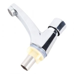 Robinet D’Eau Froide Simple De Type Poussoir,Robinet Poussoir,Delay Faucet,Robinet À Bouton Poussoir,Robinet Lave Main Eau Froide,Robinet À Fermeture Automatique Public Ktchen Salle De Bains Chromé À (Youluu-cd, neuf)